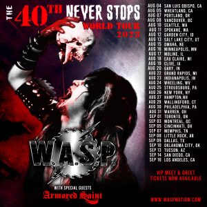 Blackie Lawless Reflects on the End of 2023 W.A.S.P. European Tour – These Gigs Were “Rockin”