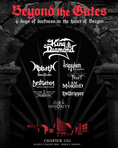 BEYOND THE GATES 2025 King Diamond, Abbath, Triptykon, Celtic Frost & More