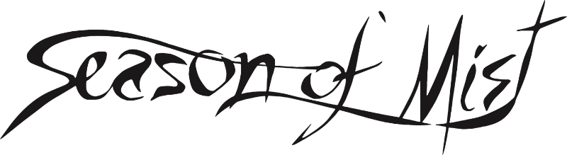 Season of Mist logo in black calligraphic font, representing the independent metal record label.