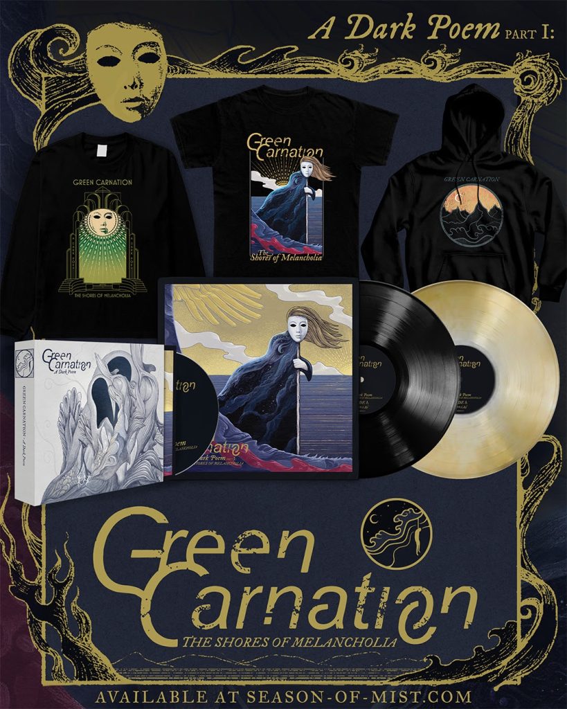 Green Carnation A Dark Poem Part 1 The Shores of Melancholia album vinyl, CD, and merch