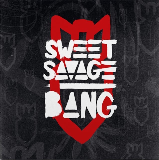 Sweet Savage Bang cover art, classic hard rock/heavy metal.