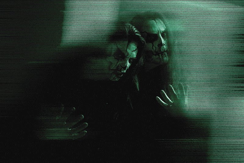 Carach Angren band members in a haunting, ghost-like portrait promoting their 2025 EP The Cult of Kariba.