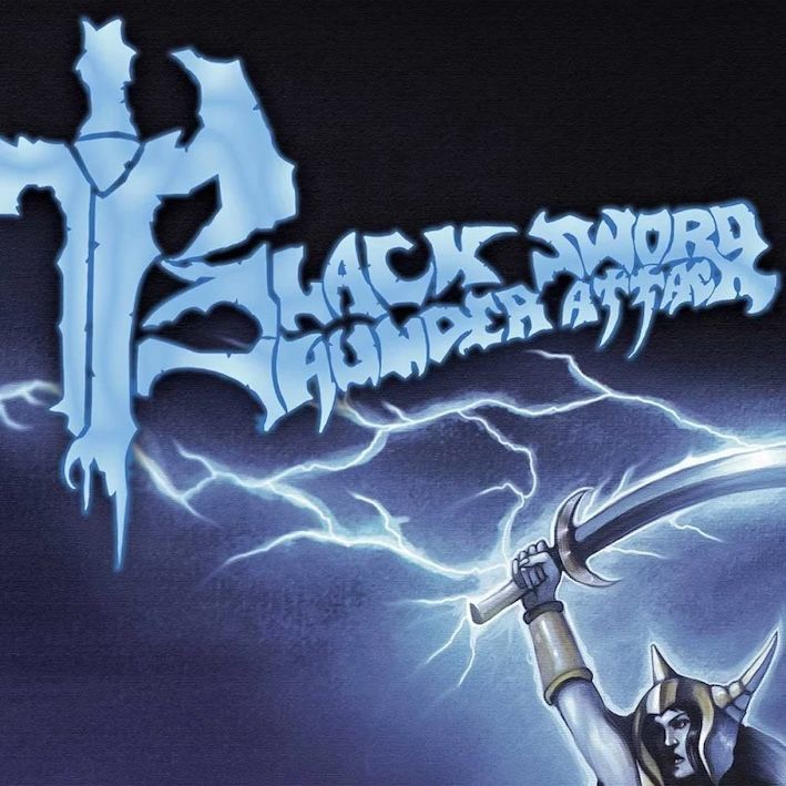 Black Sword Thunder Attack band logo — No Remorse Records