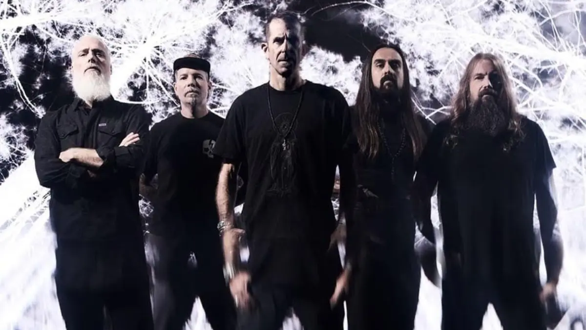 Lamb of God band promo photo for the Into Oblivion album review