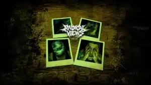 BlackMarket Radical Views EP artwork featured on a dark grunge-textured background for album review article.