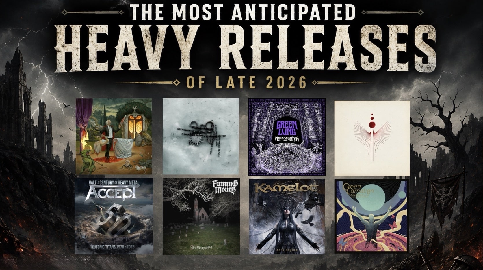 The Most Anticipated Heavy Releases of Late 2026 - Metal Lair