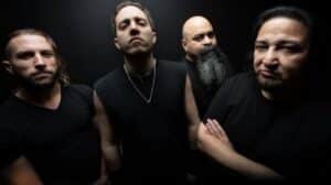 Fear Factory first single with Milo Silvestro featuring the band’s current lineup in a promotional photo ahead of the August 2026 release.