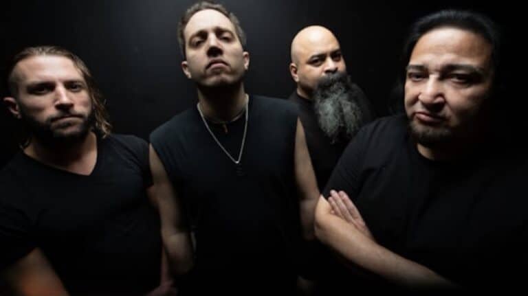 Fear Factory first single with Milo Silvestro featuring the band’s current lineup in a promotional photo ahead of the August 2026 release.