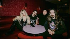 BRAT Trophy Hunting band photo featuring Liz Selfish and the New Orleans death-grind band