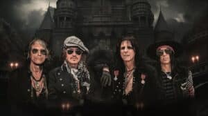 Hollywood Vampires 2026 featuring Joe Perry, Johnny Depp, Alice Cooper and Tommy Henriksen