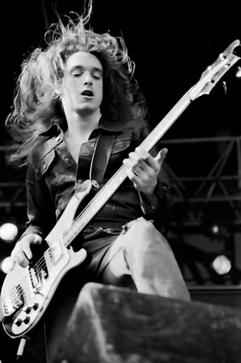 Cliff Burton Playing Bass Live With Metallica