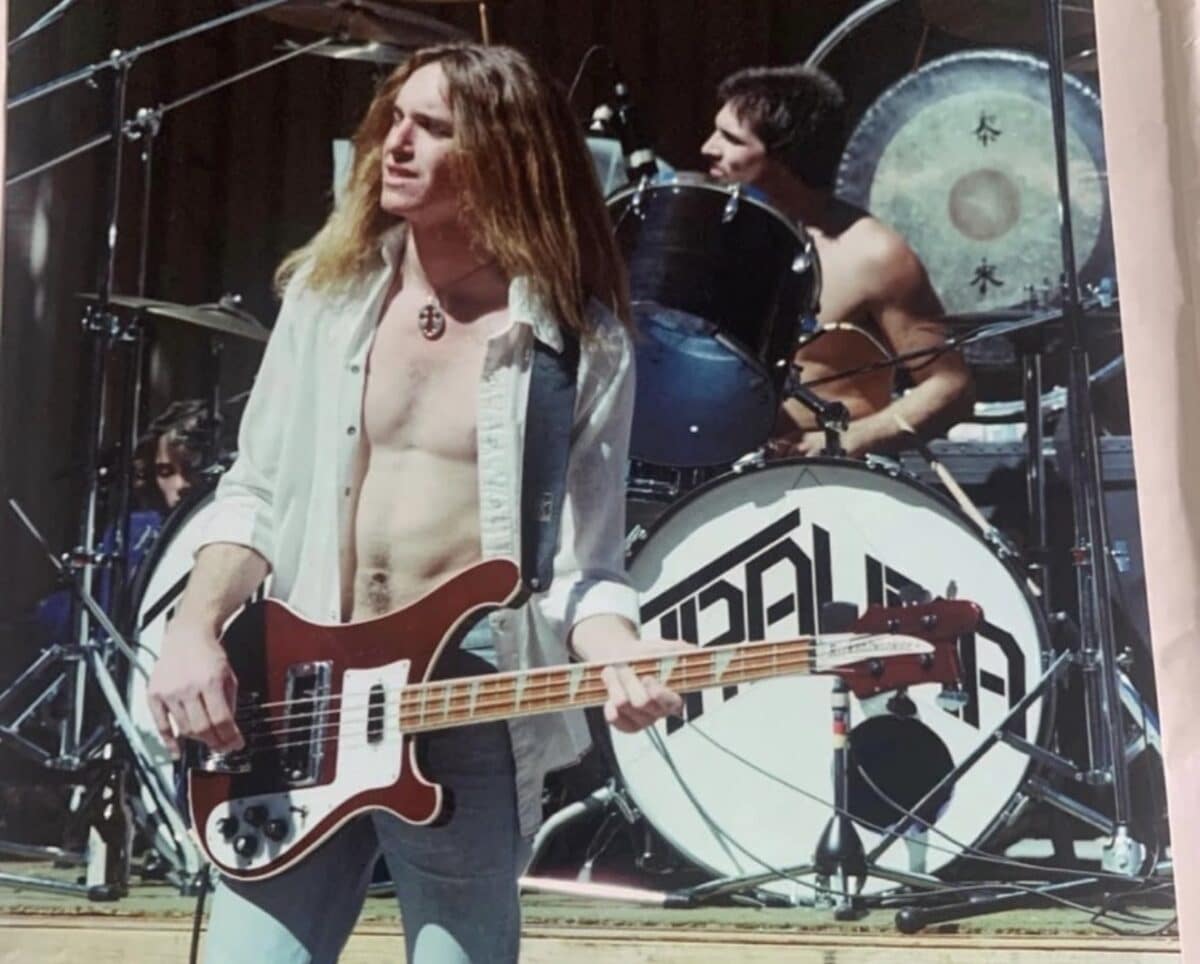 Metal Legacy Profiles: Cliff Burton performing with Trauma before joining Metallica in 1982.