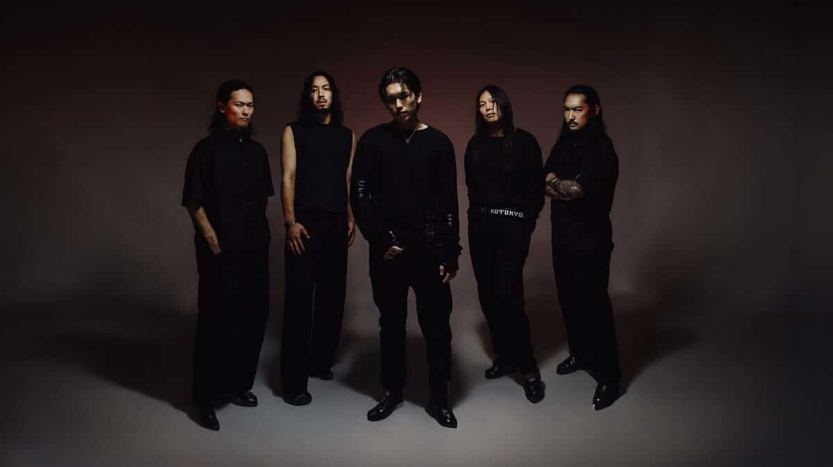 Crystal Lake interview band photo featuring the Japanese metalcore band