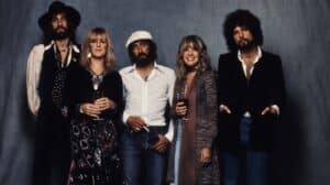 Fleetwood Mac Documentary 2027 featuring the classic lineup of Lindsey Buckingham, Christine McVie, John McVie, Stevie Nicks, and Mick Fleetwood.