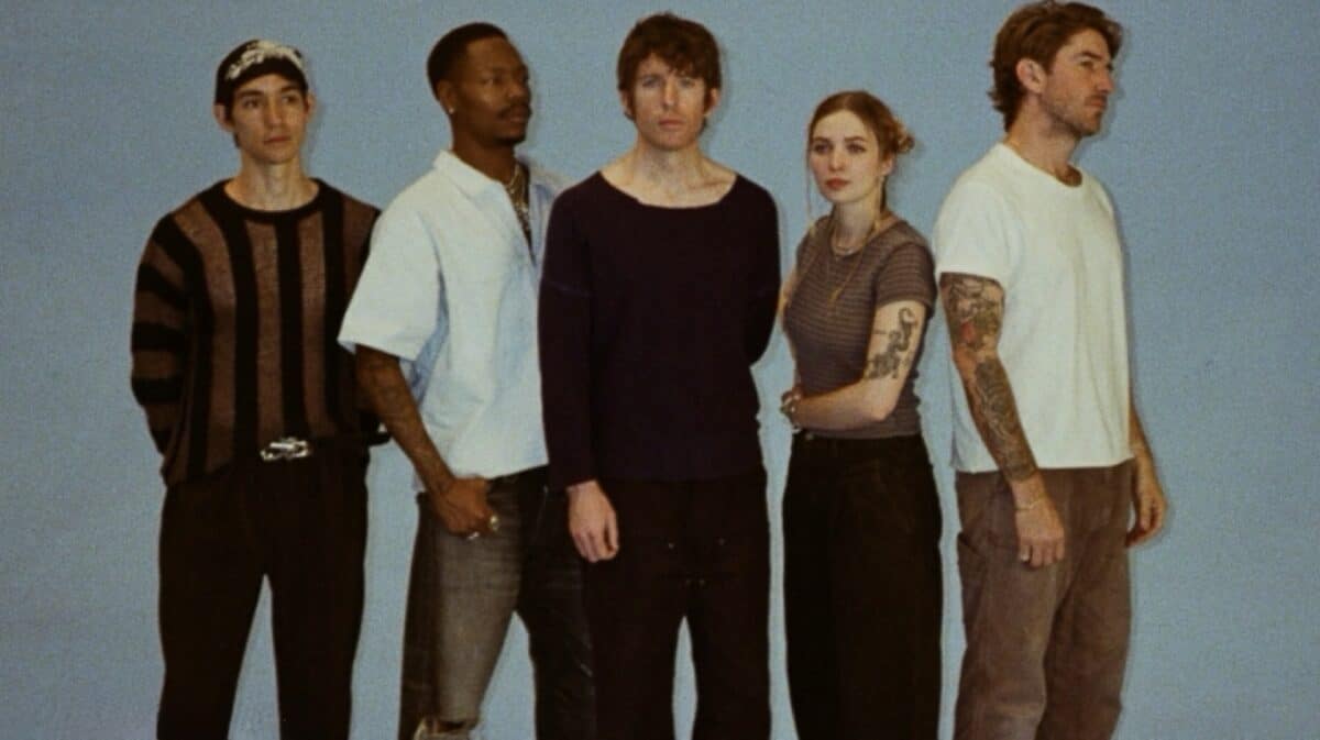 Turnstile Free Benefit Concert – band photo of Turnstile ahead of the Washington Monument humanitarian benefit show